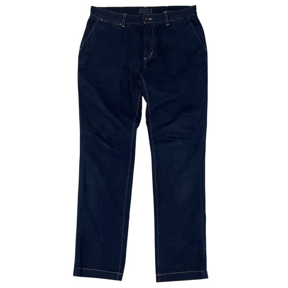 Taylor Stitch Foundation Pants Mens 32x32 (Fits 32x31) Black Slim Straight Chino